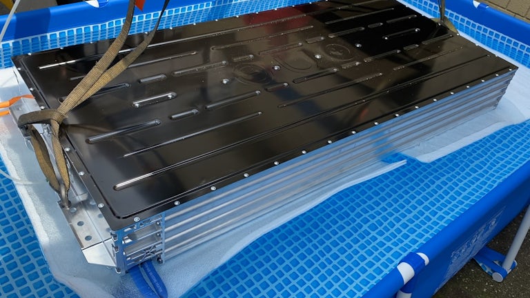 Performing dunk testing on a ONE battery