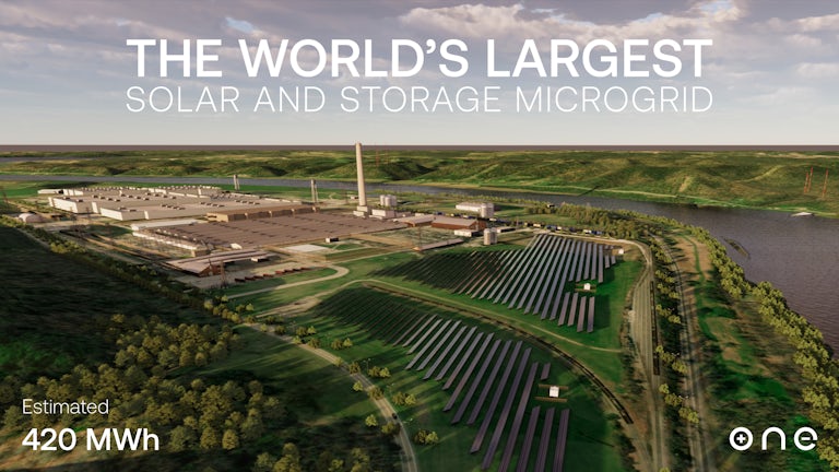 World's Largest Solar and Storage Microgrid