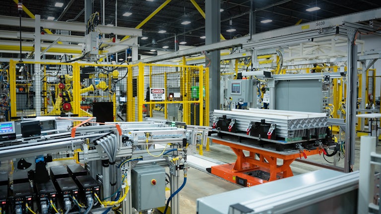 Aries LFP on the assembly line - battery factory for ONE