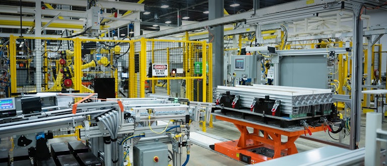 Aries LFP on the assembly line - battery factory for ONE