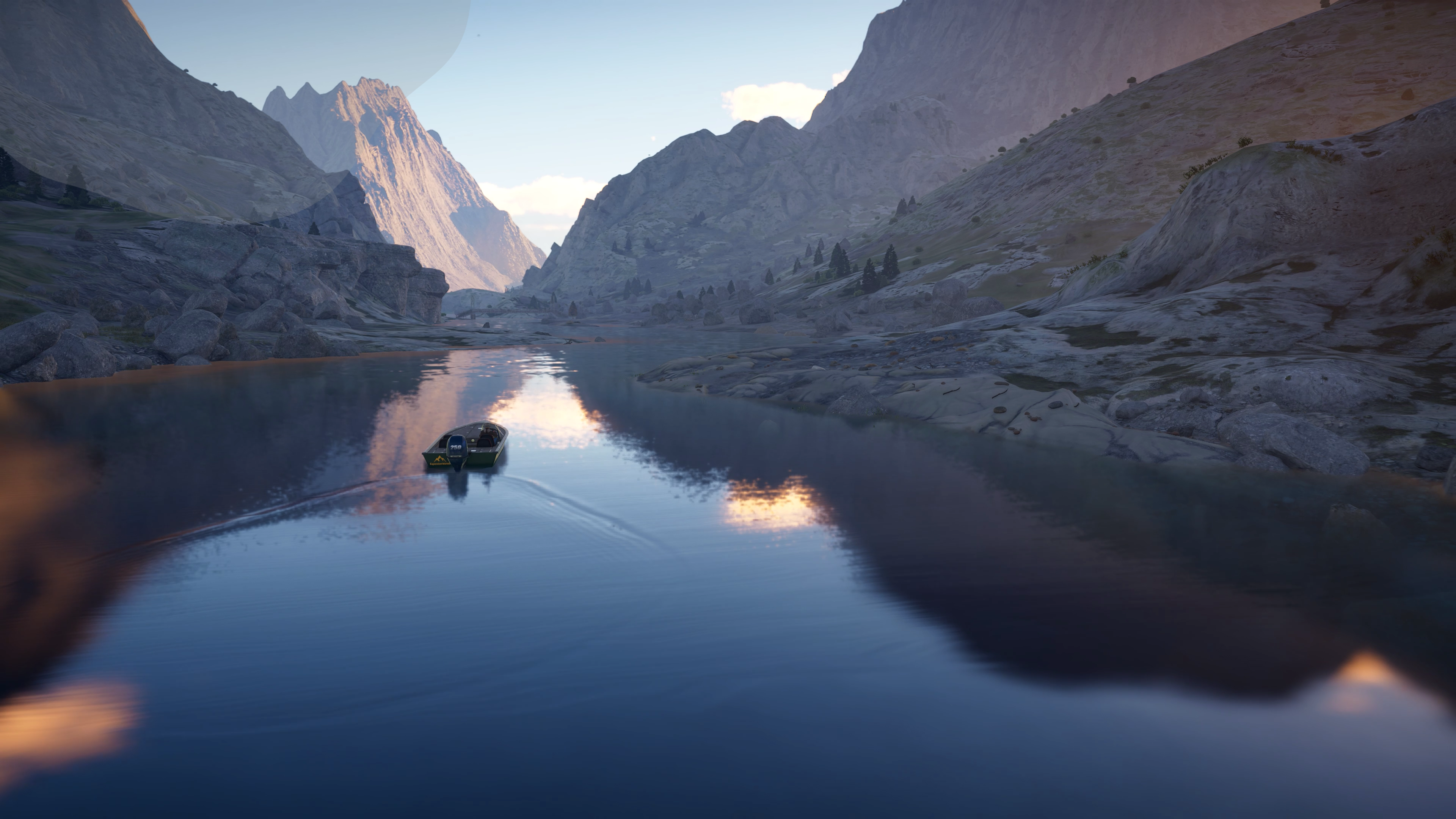 Travelling by boat throughout one of Golden Ridge Reserve's many waterways.