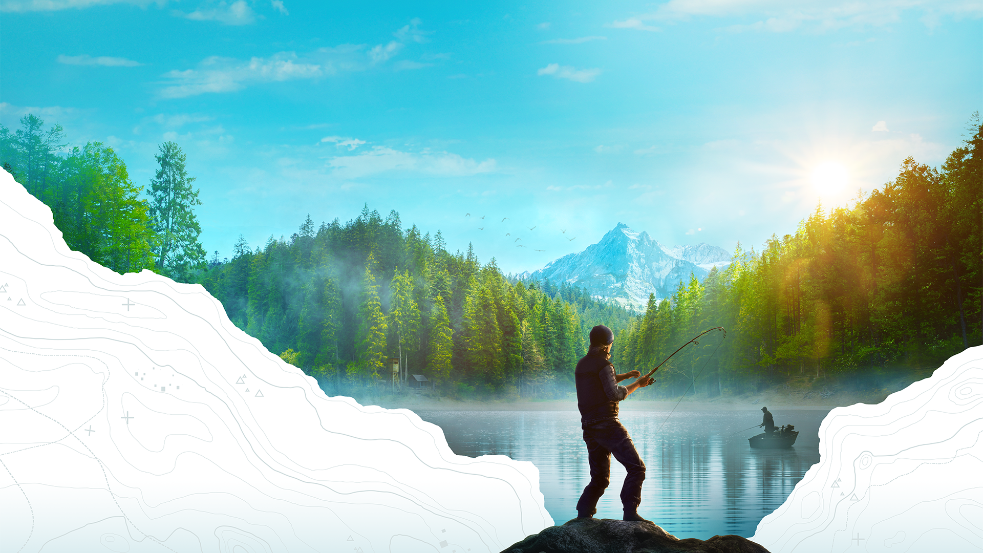 Key art for Call of the Wild: The Angler without the logo.