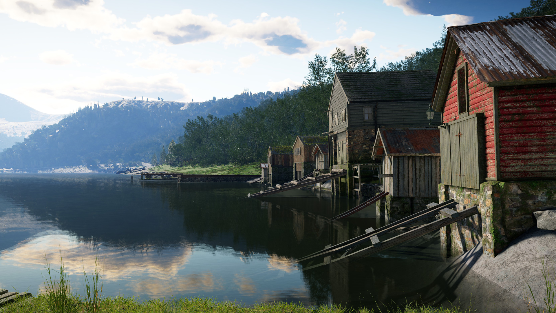 An in-game capture of Call of the Wild: The Angler.