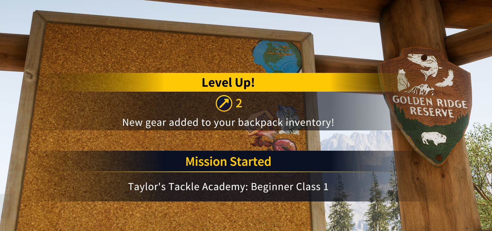 A preview screenshot showcasing part of the updated tutorial process released as part of the Evolution Update.