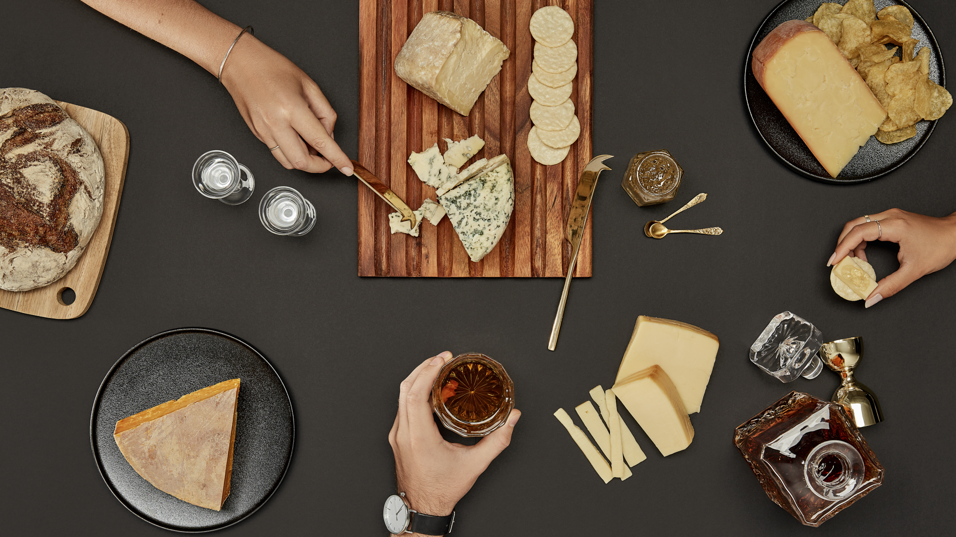 Plateau alcools forts