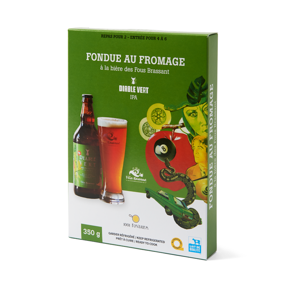 Fondue à la Bière Diable Vert Fromages d'ici Fromages d'ici