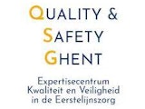 Logo Quality & Safety Ghent van de vakgroep Volksgezondheid en Eerstelijnszorg van de Universiteit Gent
