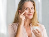 Vrouw met droge huid