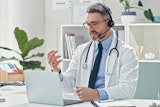 Dokter videoconsultatie