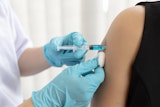 Une femme reçoit un vaccin de voyage