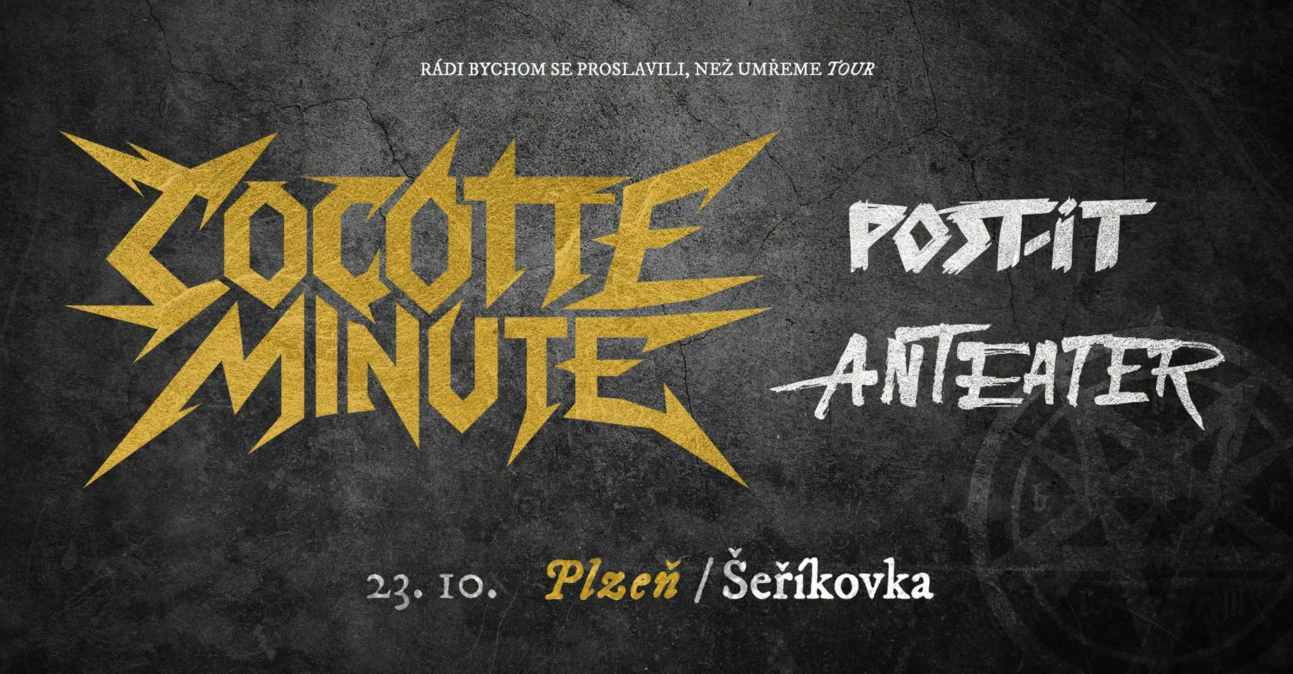 Cocotte Minute, Post-it, Anteater – 23. 10. 2026 v KD Šeříkovka