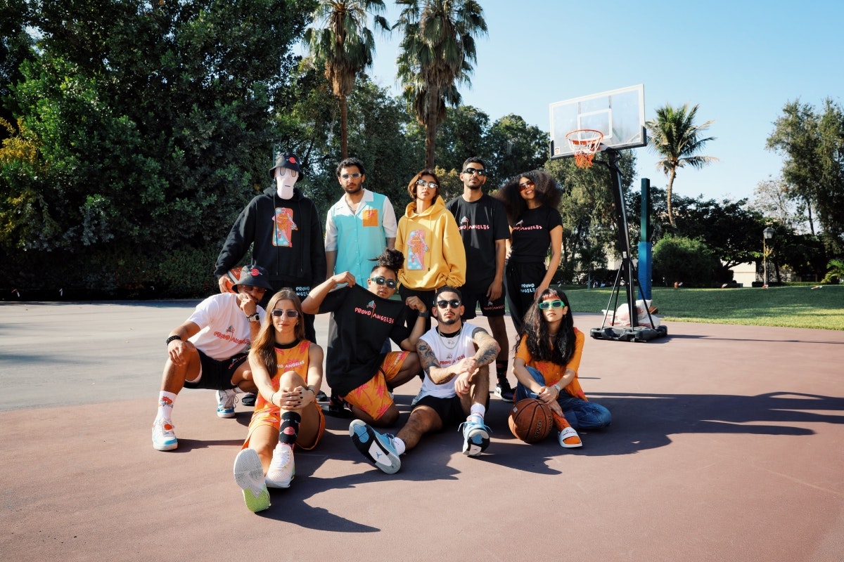 The Proud crew of ballers and artists rep the Rex x Proud collab