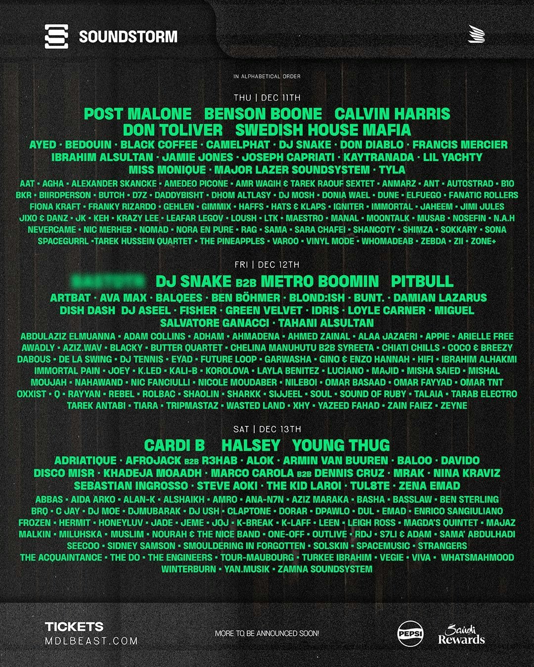 Soundstorm 2025 full line up