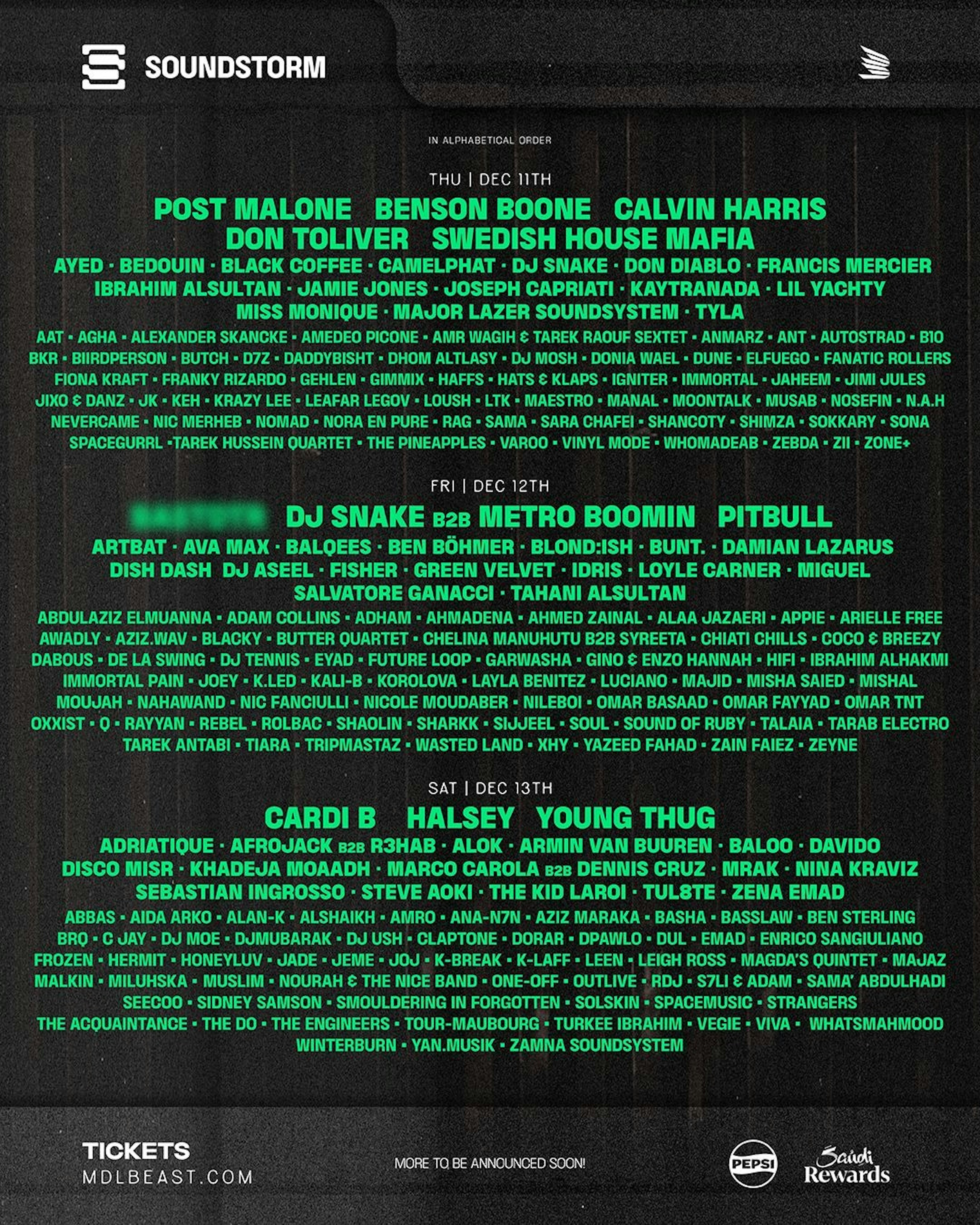 Soundstorm 2025 full line up