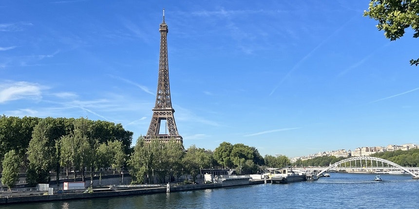 Eiffel Tower with Seine