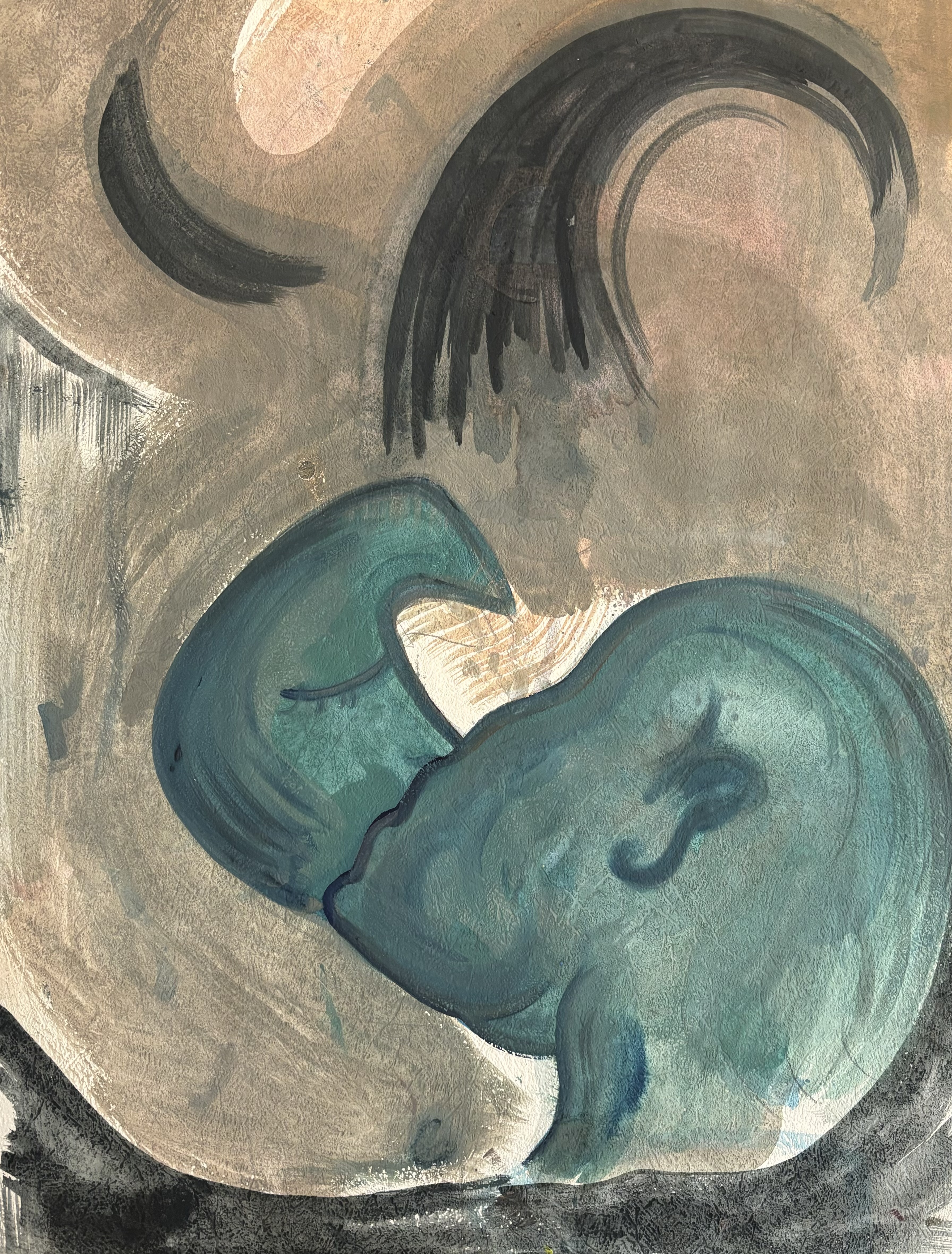 Gouache on paper 68 x 52 cm