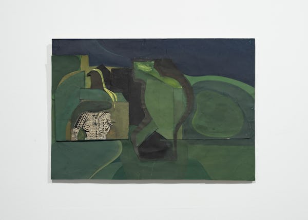Collage, gouache and ink on paper, 42 x 61 cm