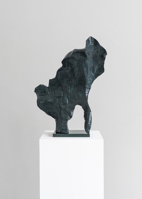 Lacquered wood, 48.5 x 37 x 18 cm