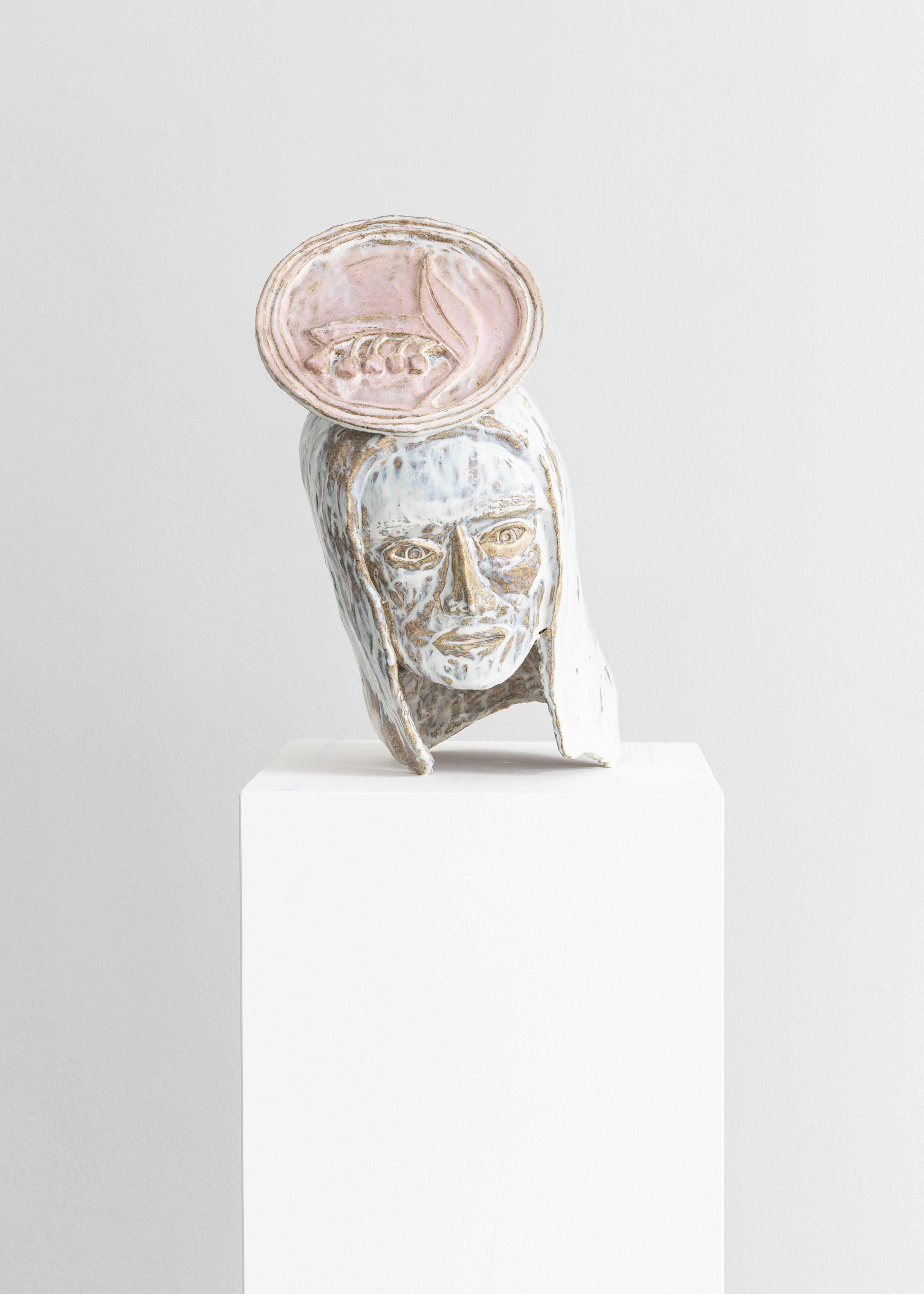 Glaze on stoneware, 40 x 15 cm