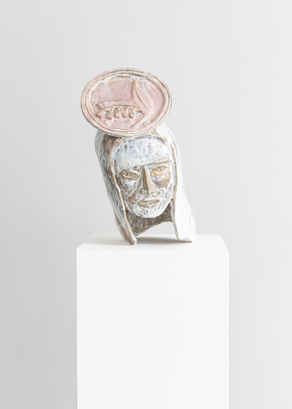 Glaze on stoneware, 40 x 15 cm