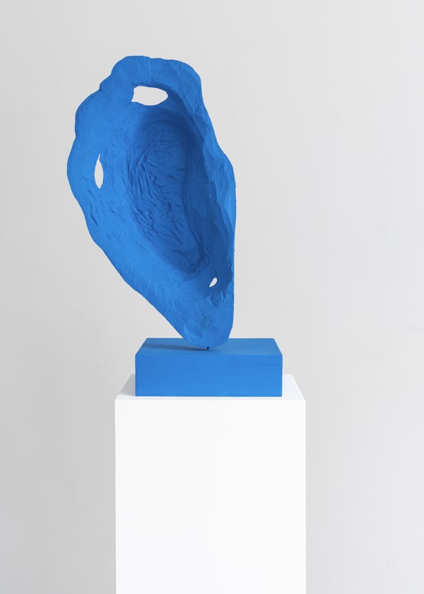 Paint on wood, 50 x 29 x 13 cm