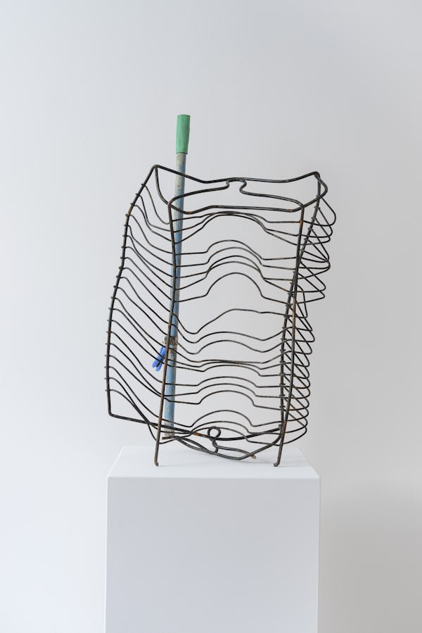 Found objects, iron, plastic