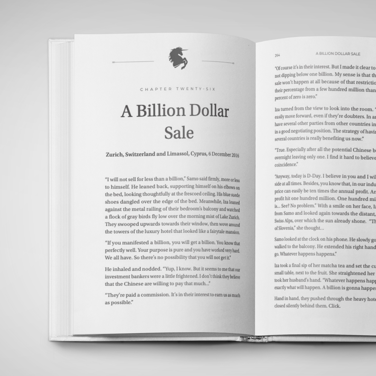 7 Unicorn Drive - A Billion Dollar Sale book chapter