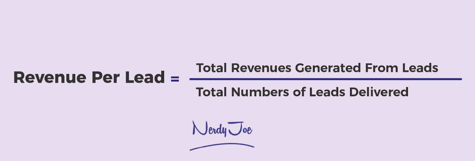Revenue per lead formula for lead generation strategies