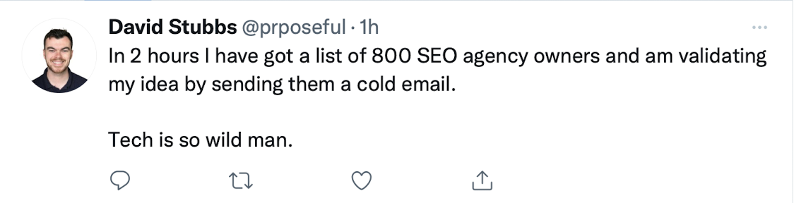 poor cold emailing strategy