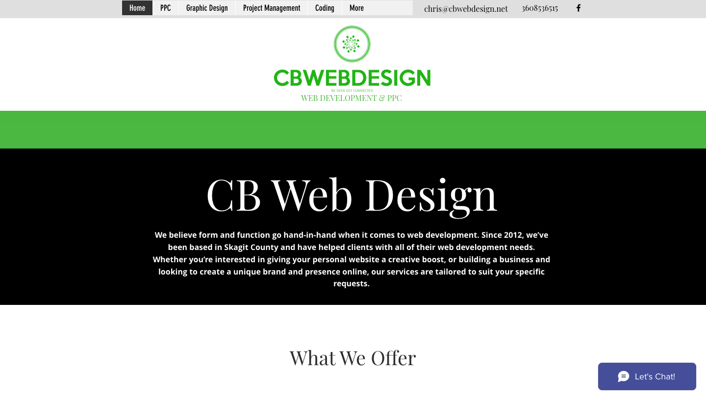 CB Web Design web development agency
