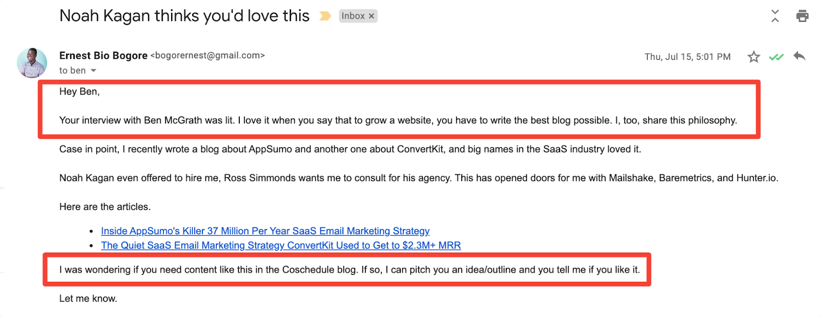 Cold email outreach tactics done right