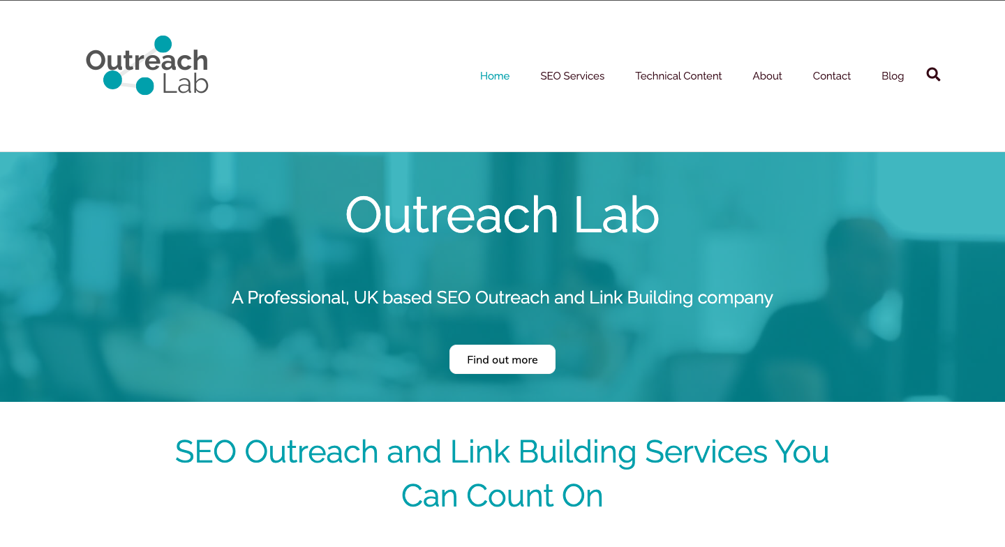 outreach solutions UK-based SEO outreach and link-building agency