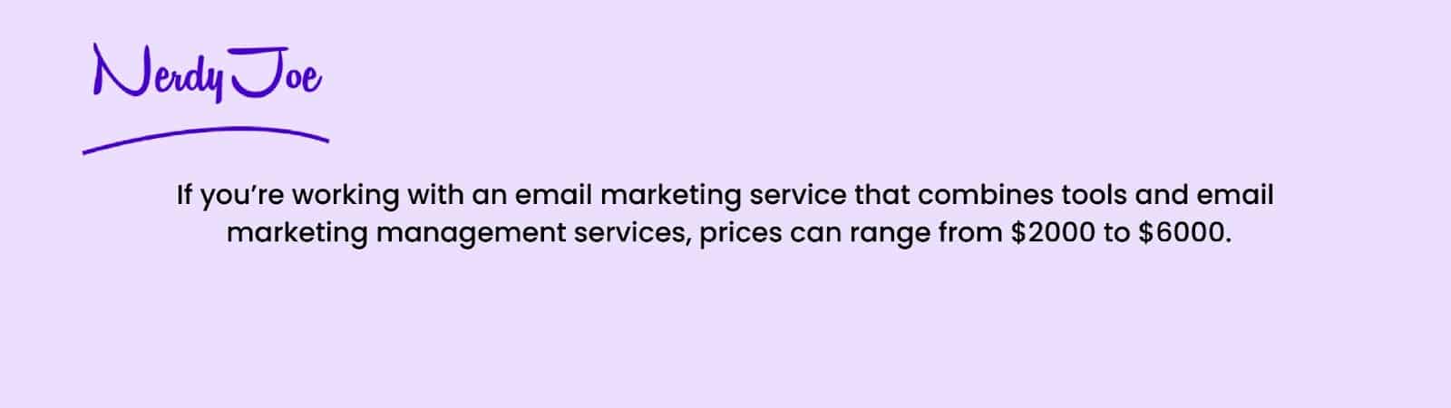 email marketing tools and email service provider pricing