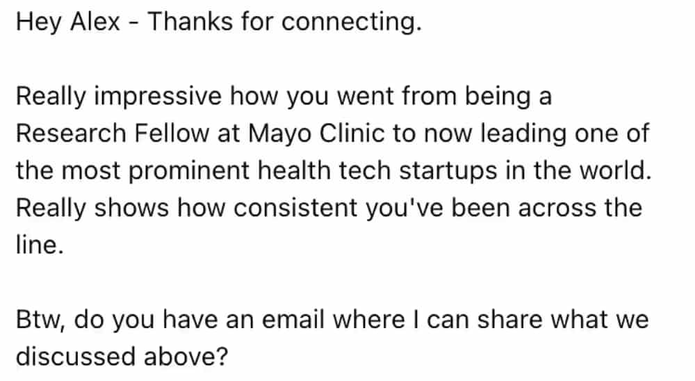 successful linkedin outreach