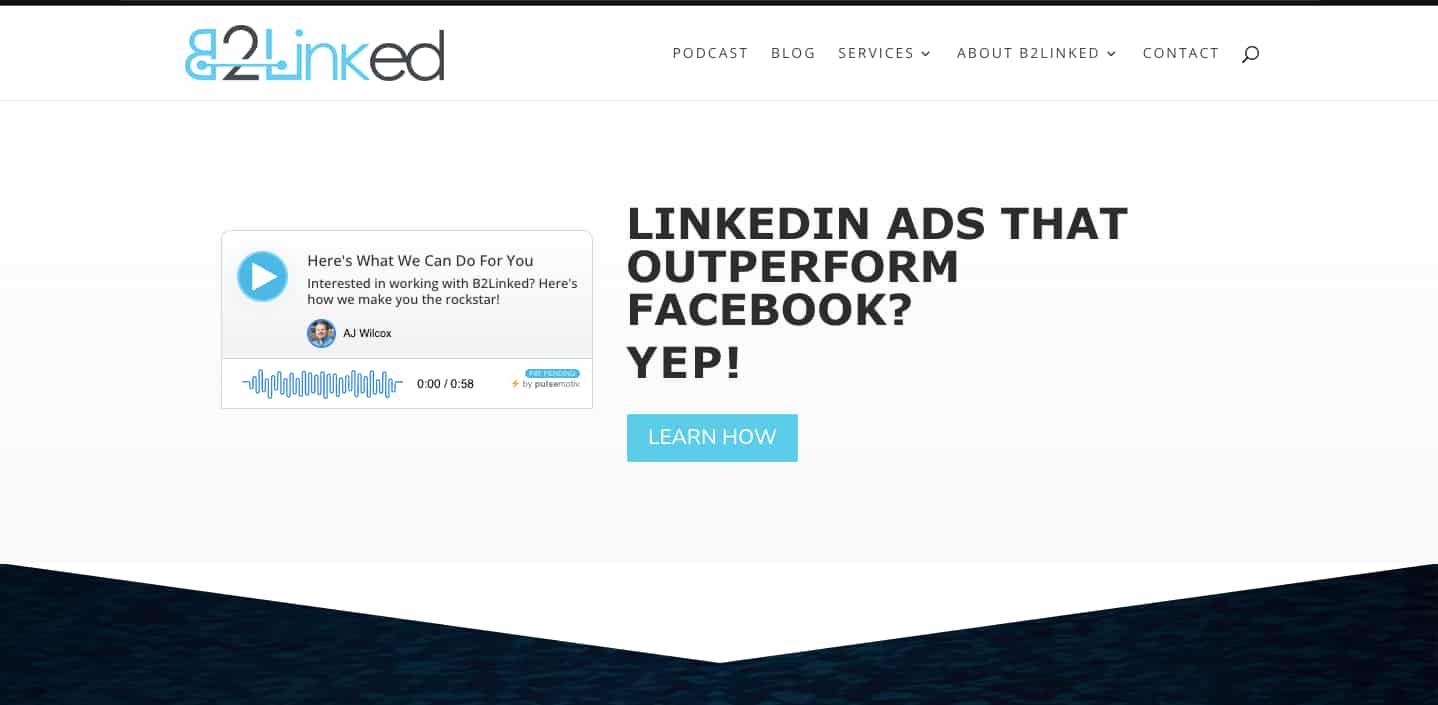 B2Linked linkedin advertising agency