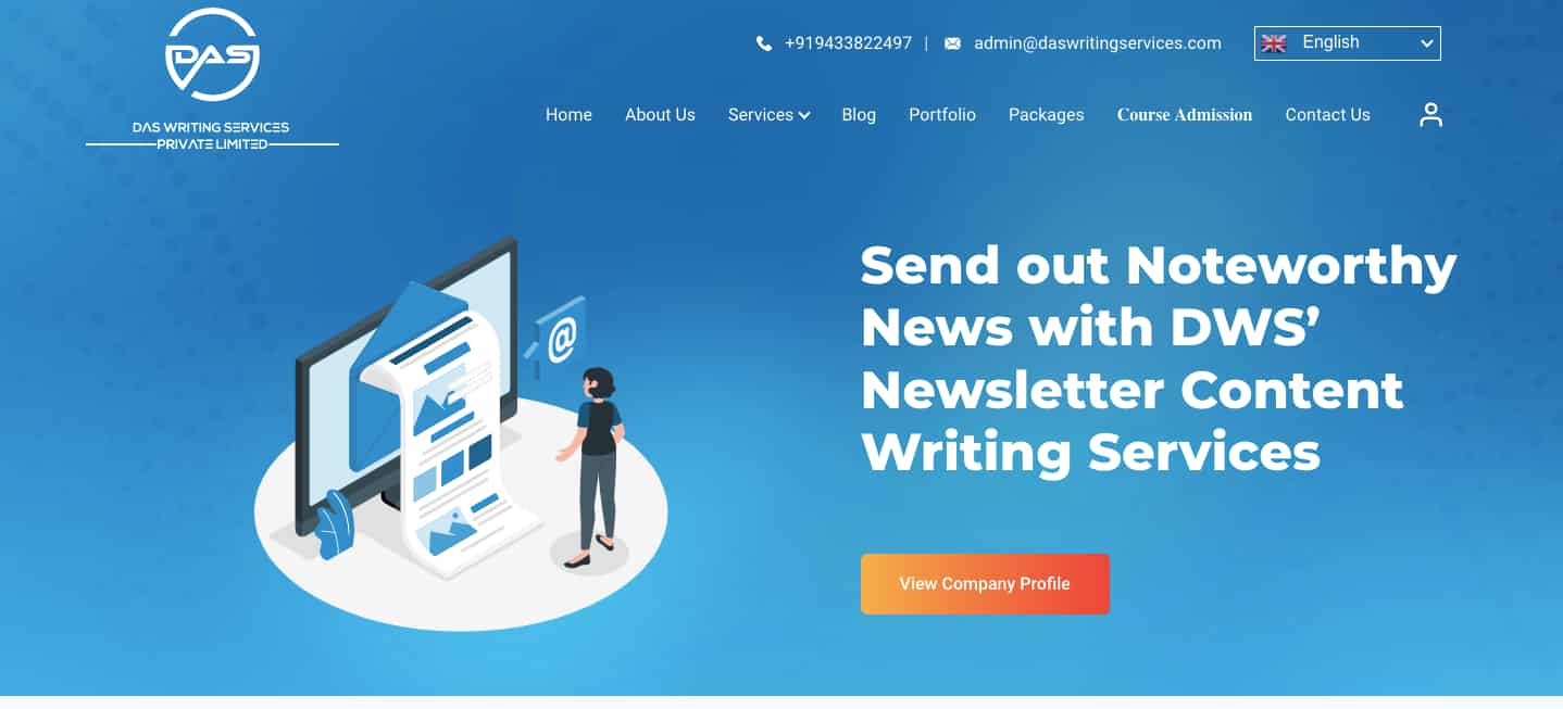 Das Writing Service (DWS) content writing agency