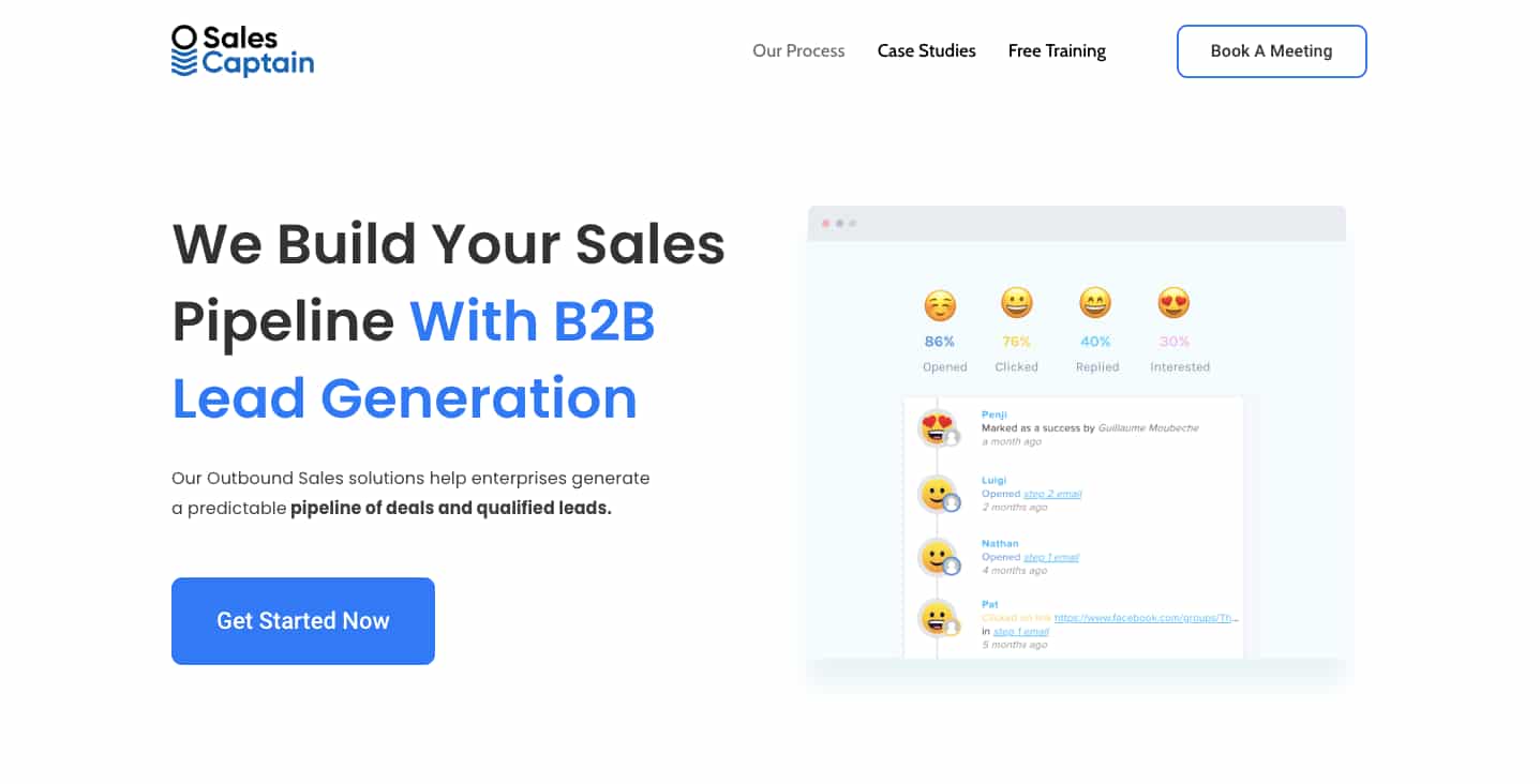Sales Captain B2B sales lead generation agency