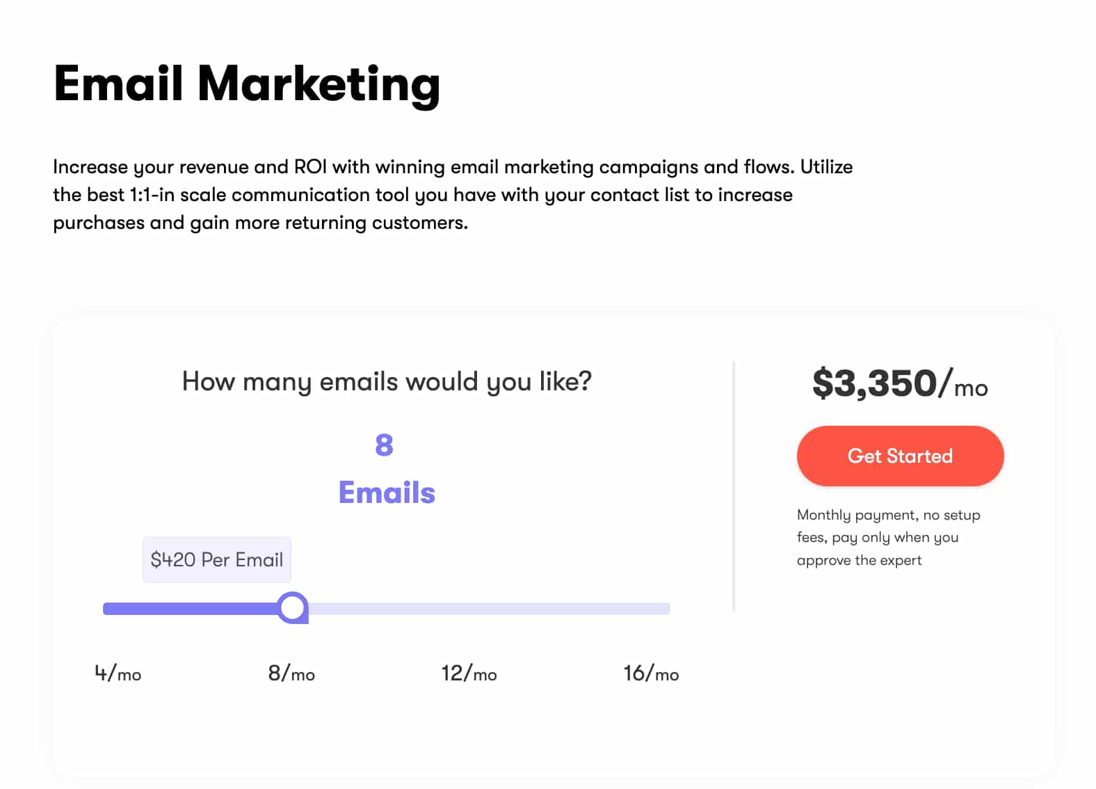 mayple email marketing pricing