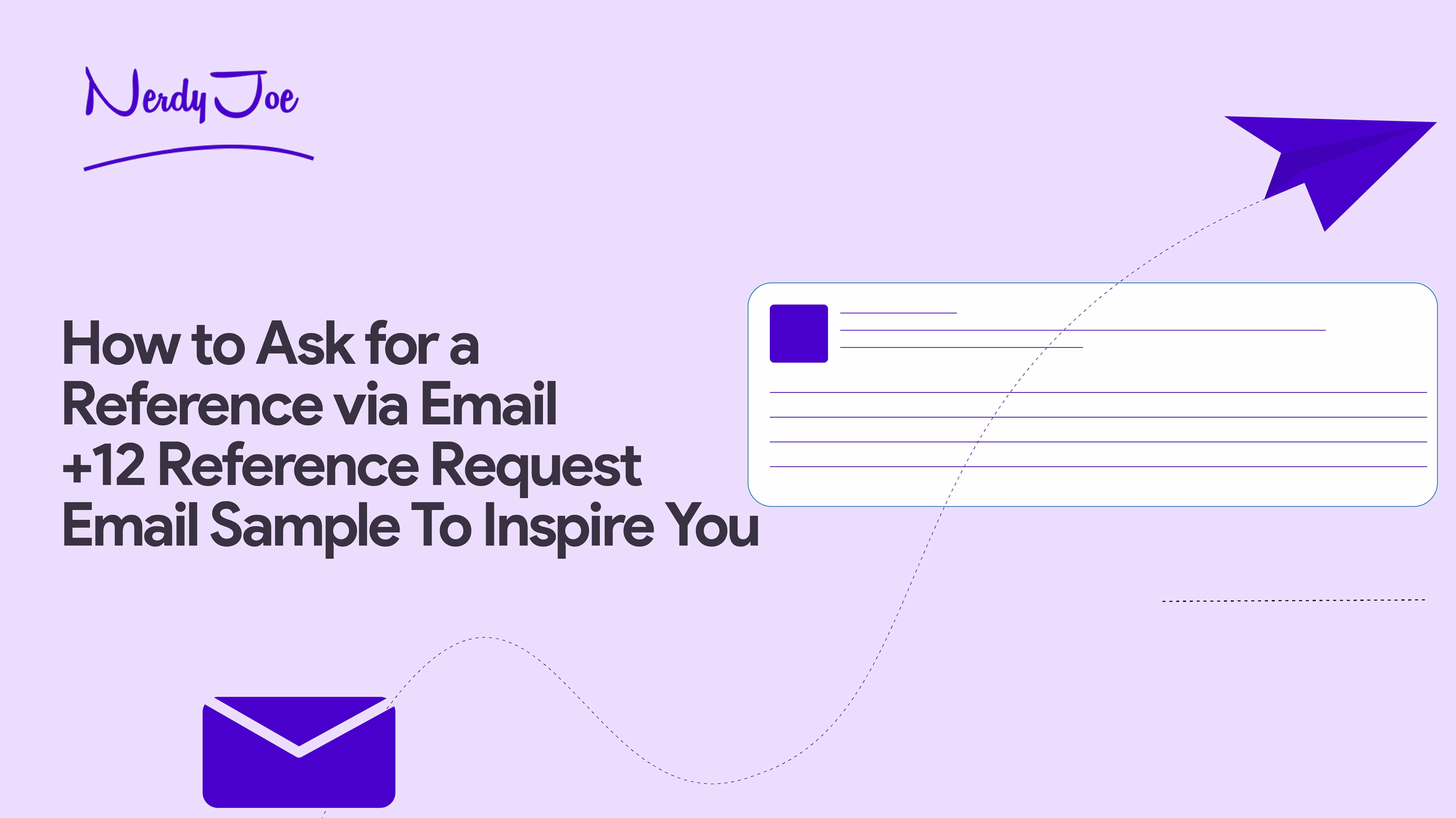 How to Ask for a Reference Via Email With 12 Samples