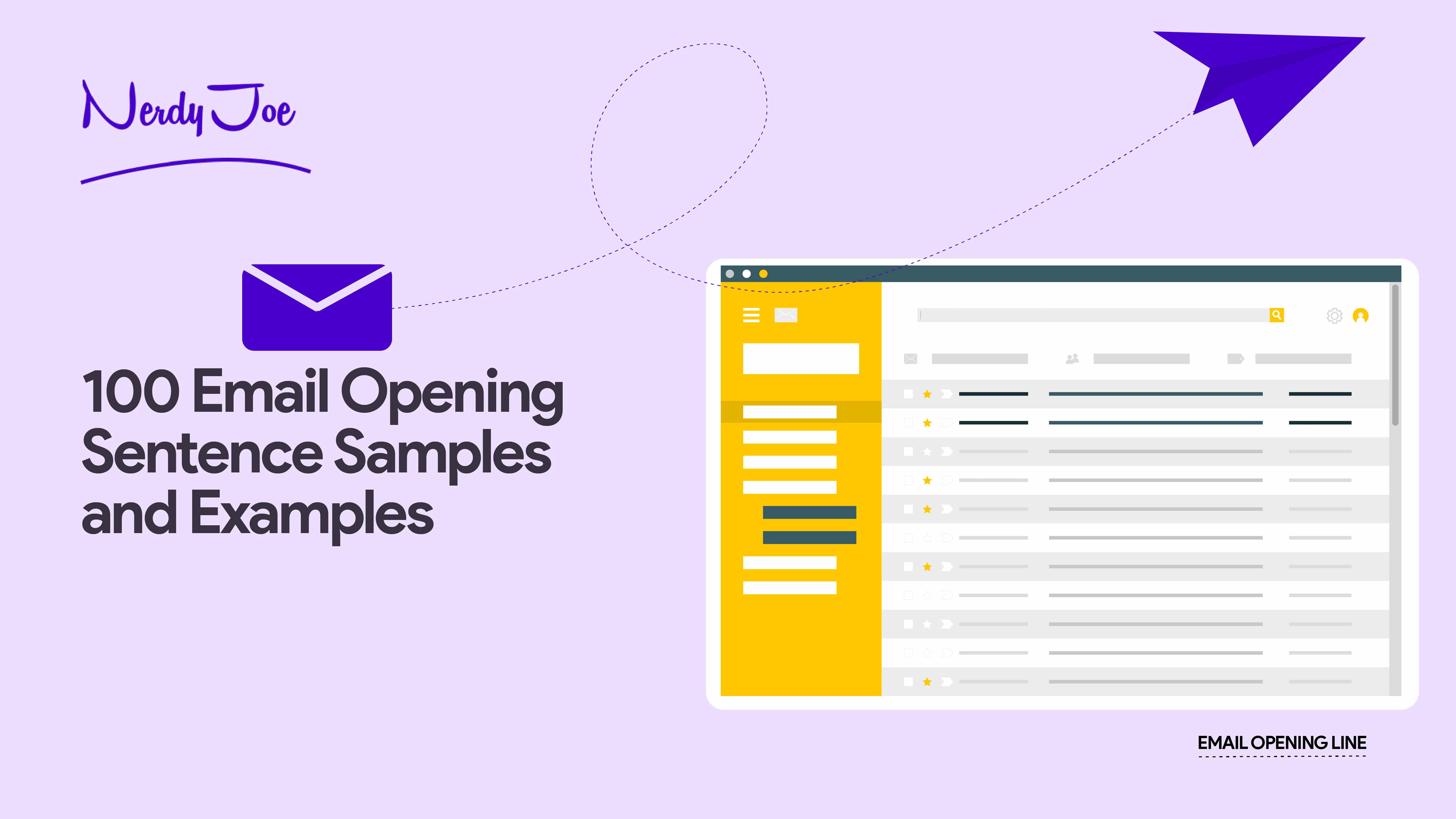 100 email opening line, phrase & sentence examples