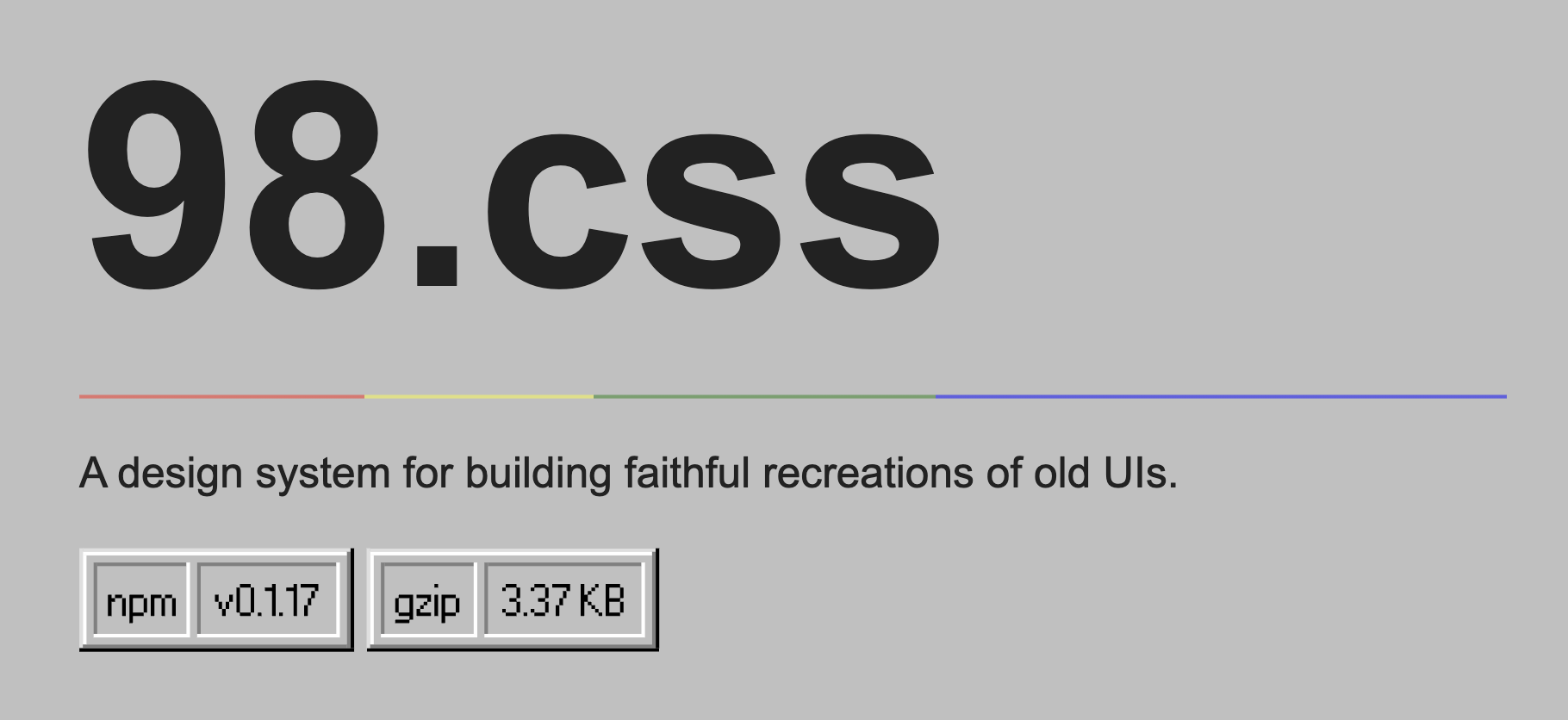 retro ui kit that looks like windows 98