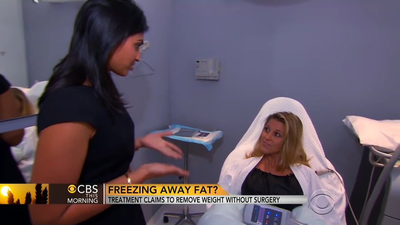 an interview still talking about a weight loss treatments without surgery