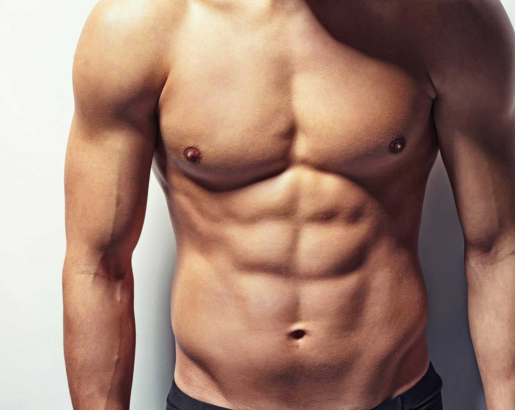 an image of a shirtless man's stomach