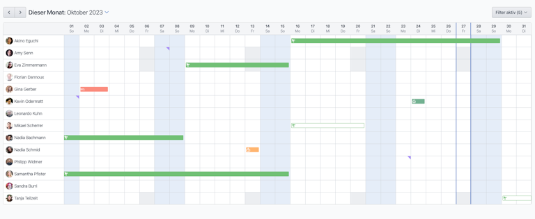 Der neue Kalender zeigt Ereignisse übersichtlich dar und bietet eine verbesserte Navigation.