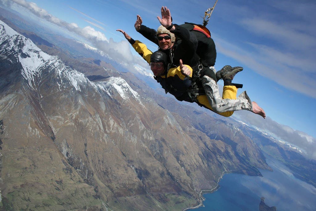 best things to do in queenstown skydiving