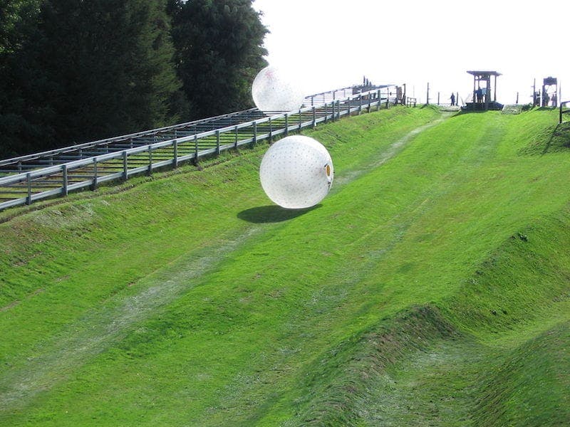 zorbing activities in rotorua