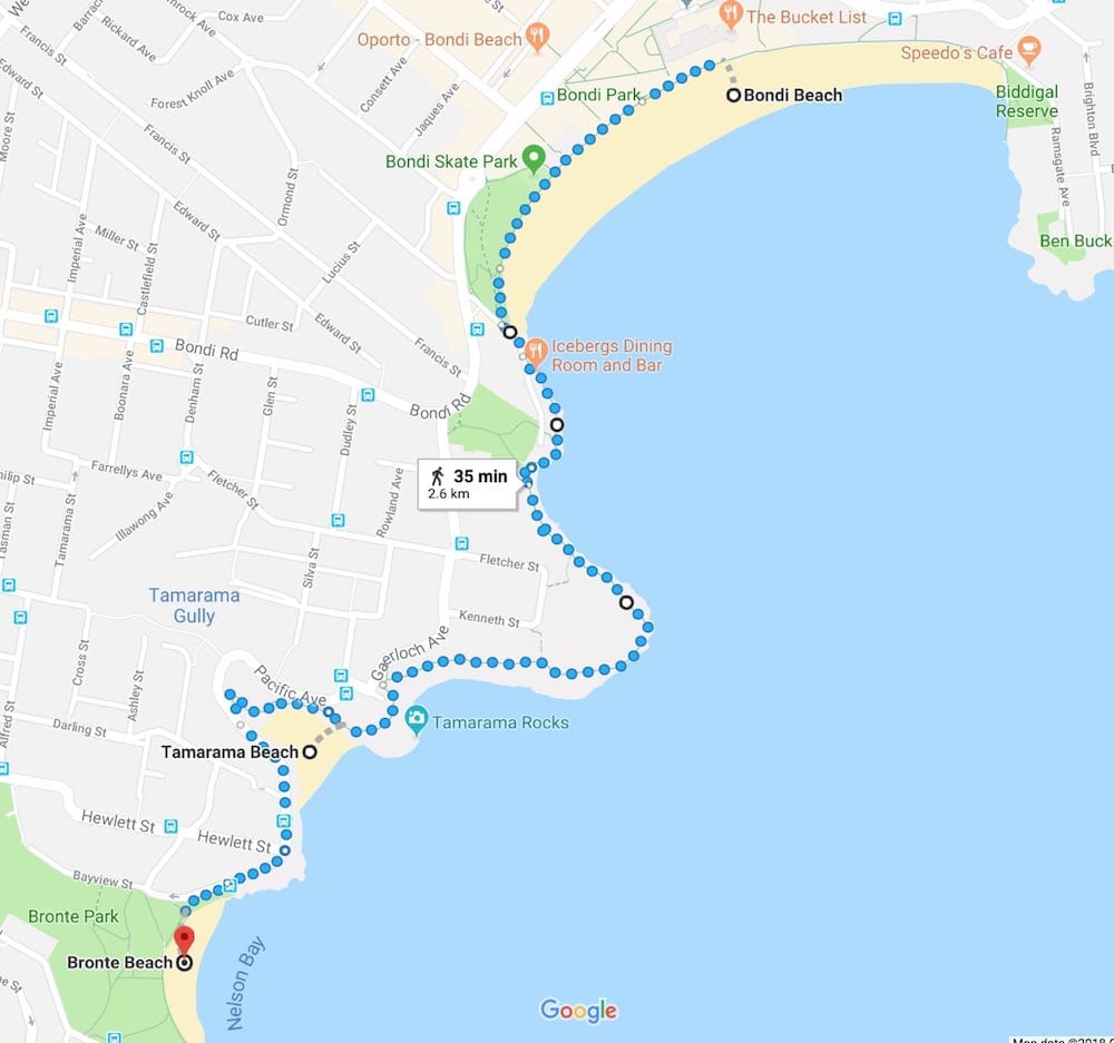 Bondi to Coogee Walk Coastal Walk Sydney Eastern Suburbs