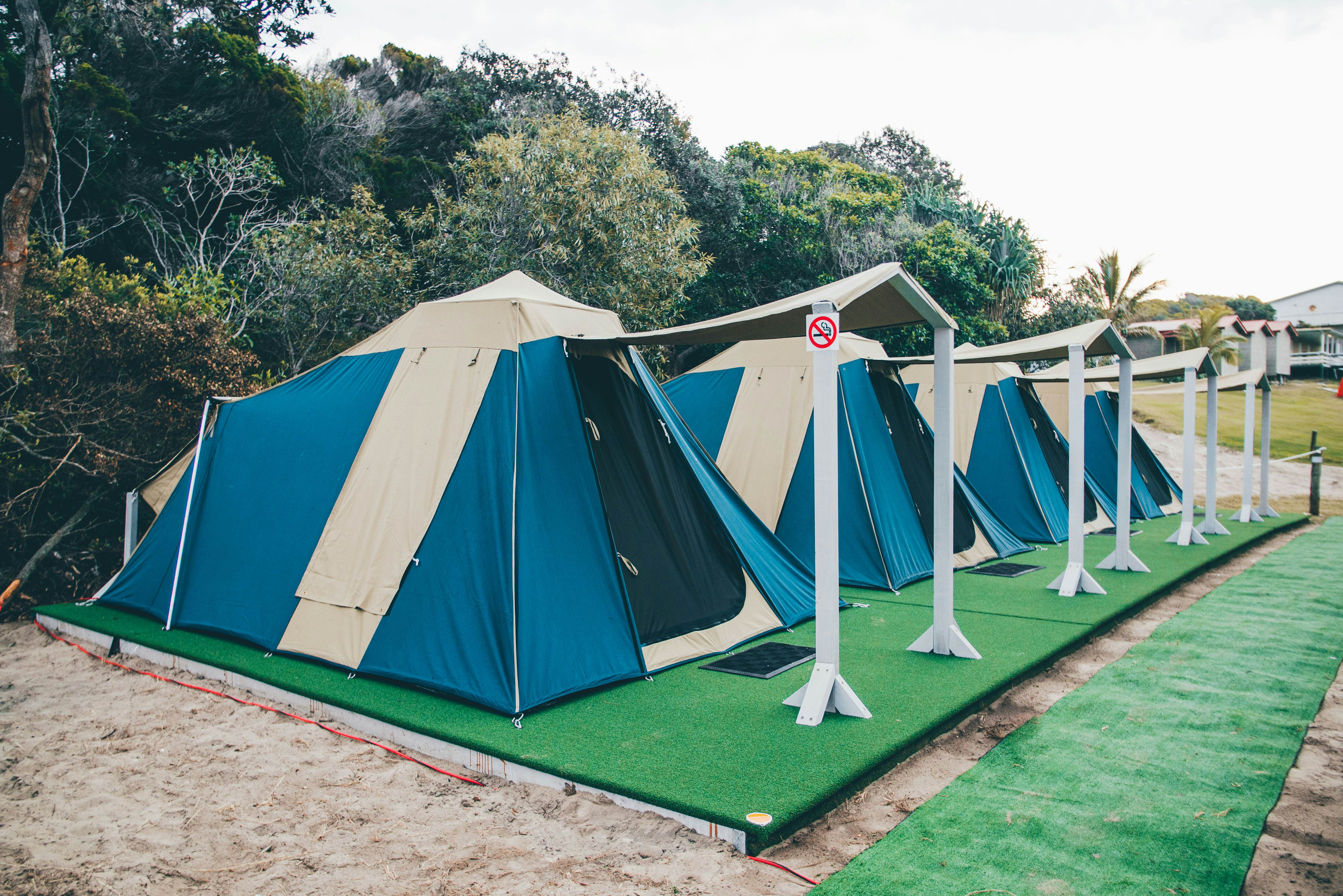 safari tents fraser island