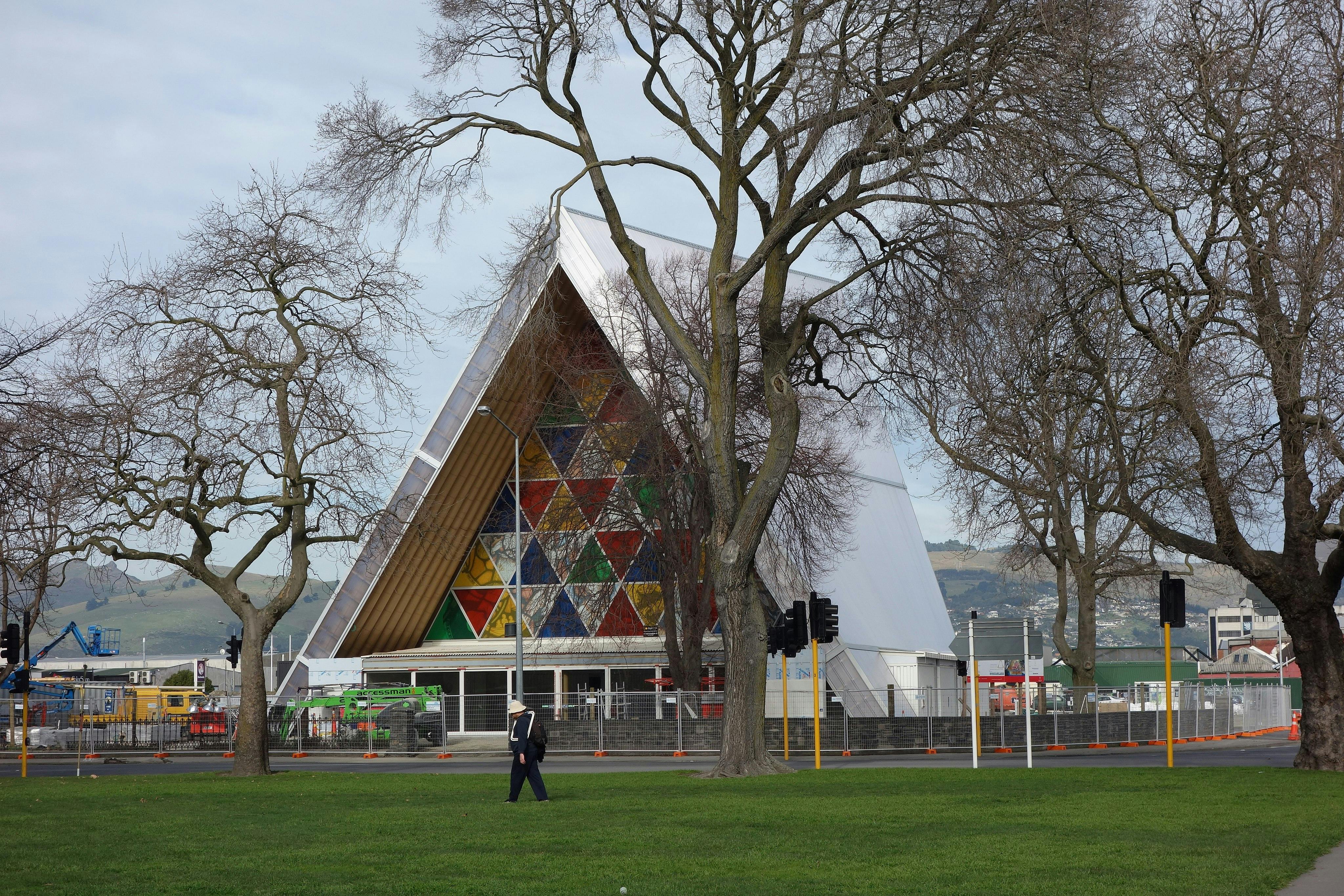 chirstchurch cathedral cardboard cathedral