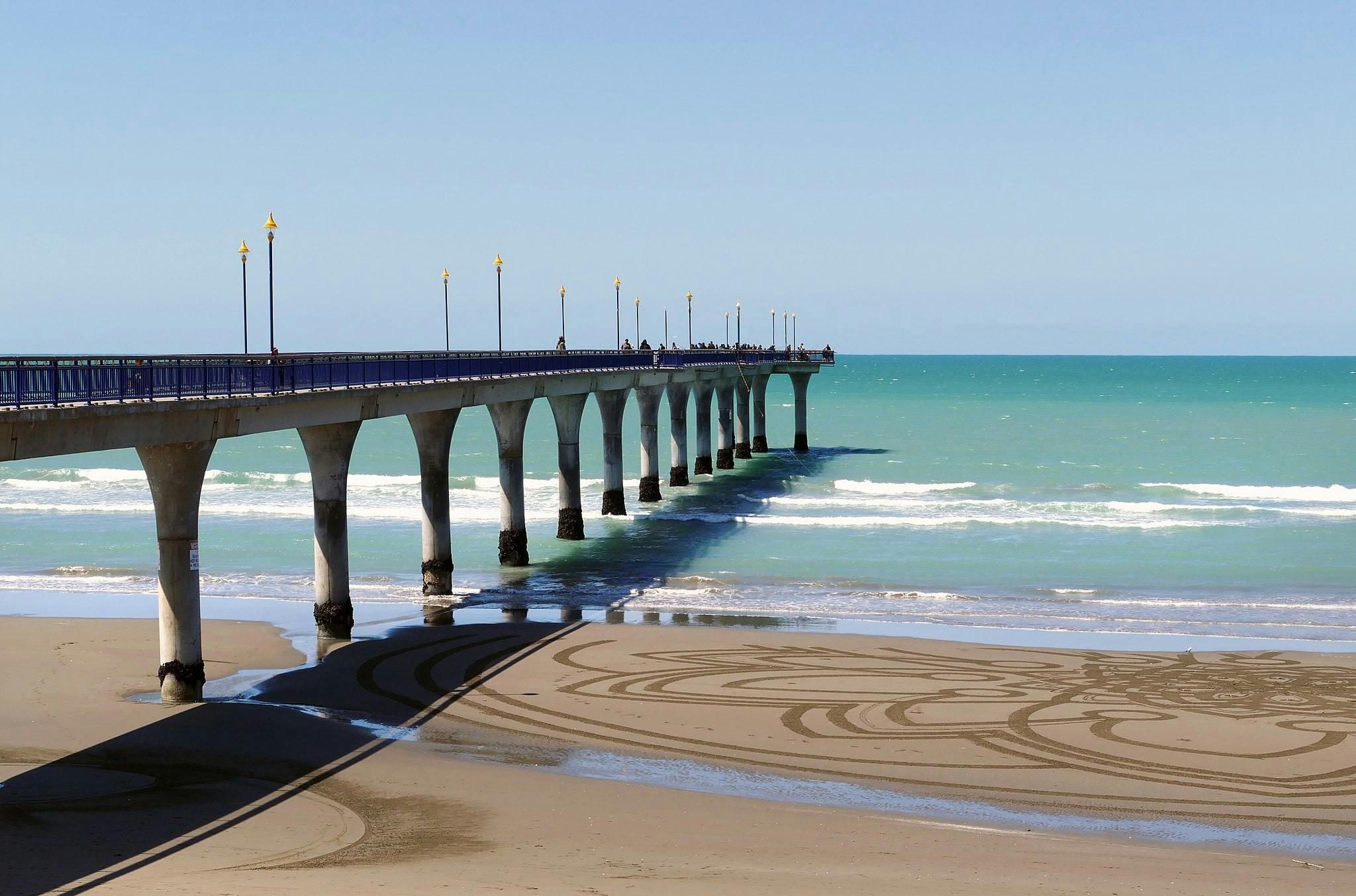 New Brighton Beach Pier activities in christchurch